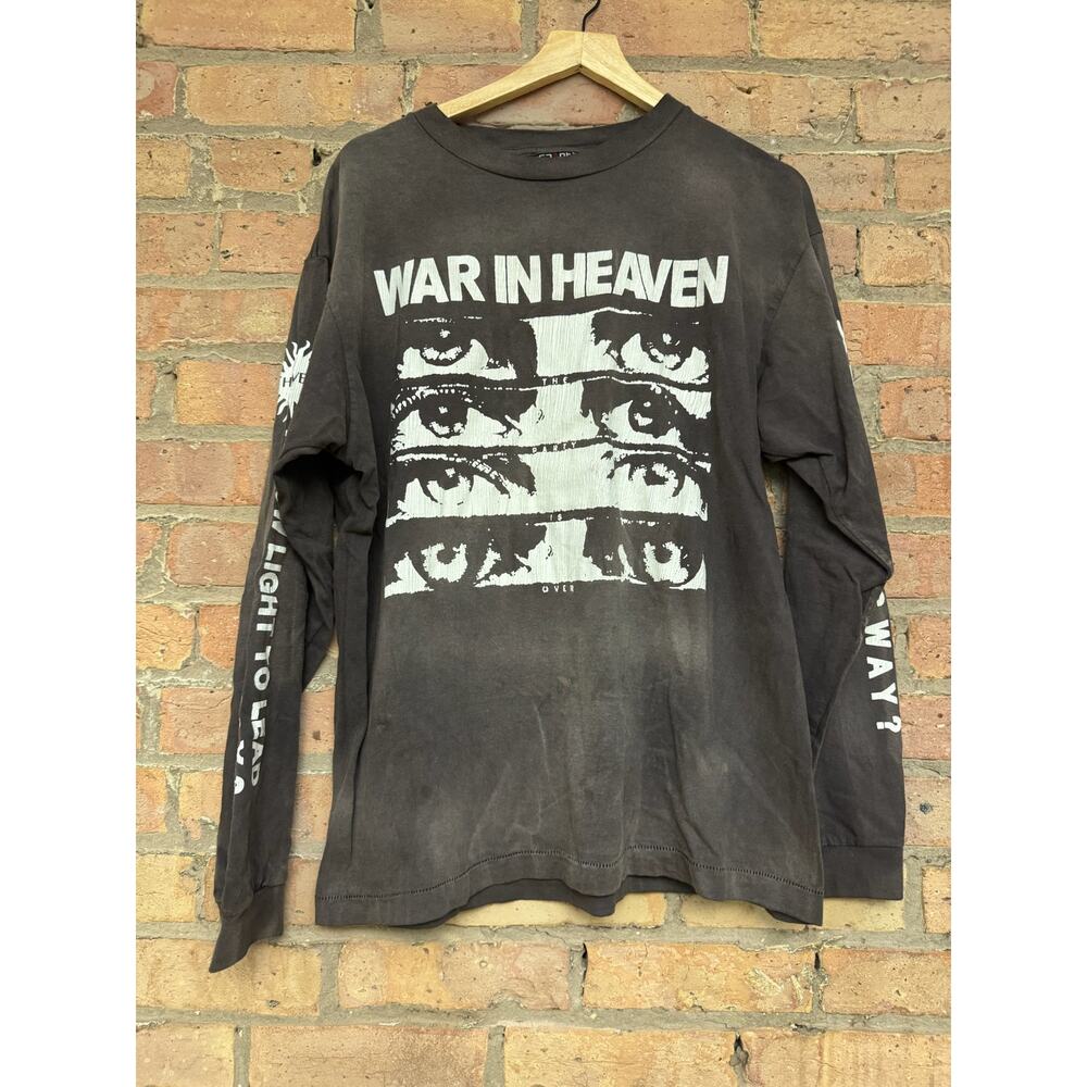 Saint MXXXXXX War In Heaven Distressed Long Sleeve T SHirt